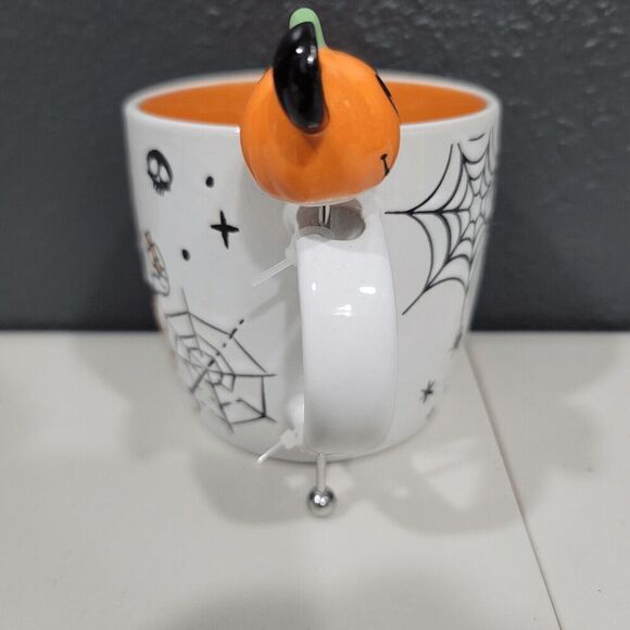2023 Disney Halloween- Mickey Mouse Mug W/ Pumpkin Stir Stick - Picture 3 of 6